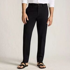 Lands' End Men's No-Iron Chino Charcoal Pants